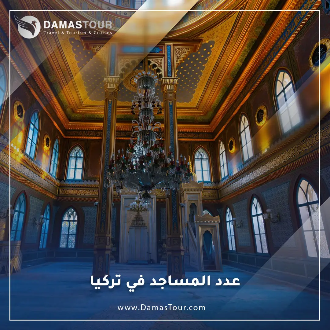 عدد المساجد في تركيا